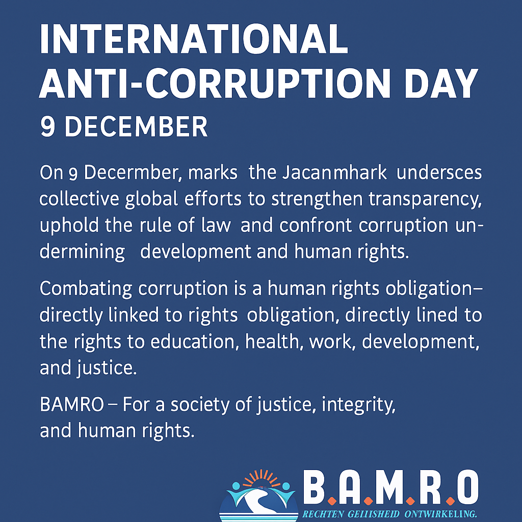 Déclaration à l’occasion de la Journée internationale de lutte contre la corruption (9 décembre)