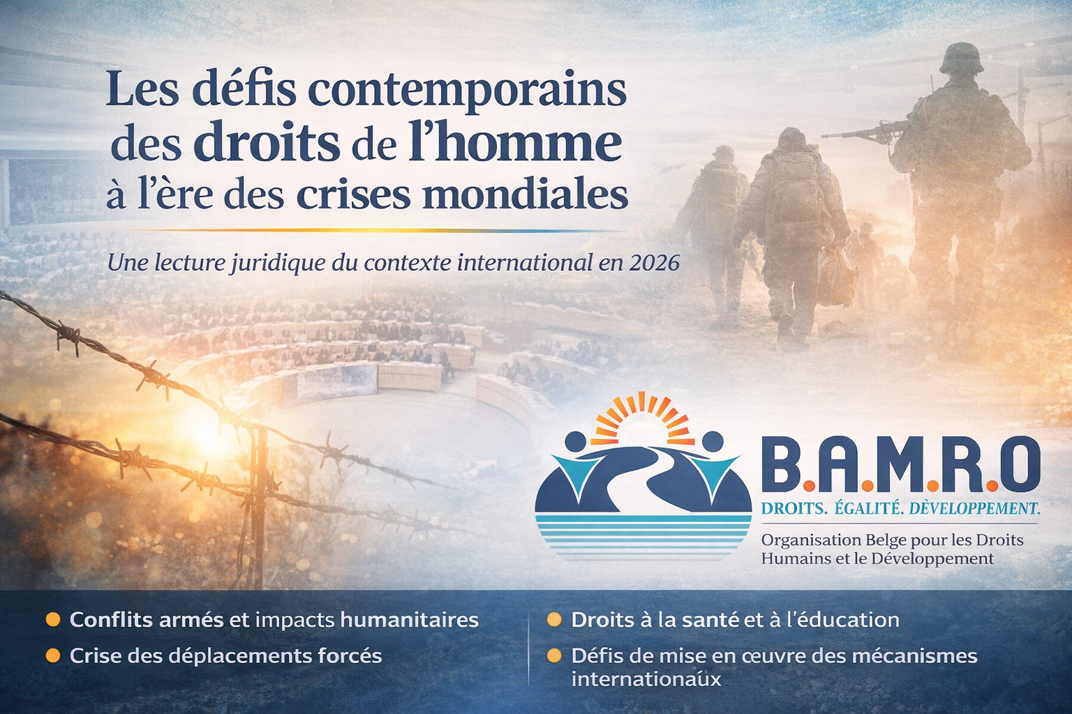 Les défis contemporains des droits de l’homme à l’ère des crises mondiales : une lecture juridique du contexte international en 2026